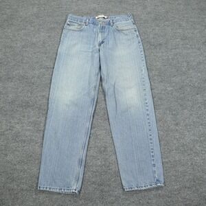 Vintage Levi's 550 Jeans Men 36x34 Blue Relaxed Fit Tapered Leg Light Wash Denim